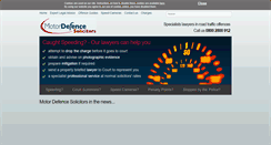 Desktop Screenshot of motordefenceteam.co.uk