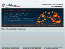 Tablet Screenshot of motordefenceteam.co.uk